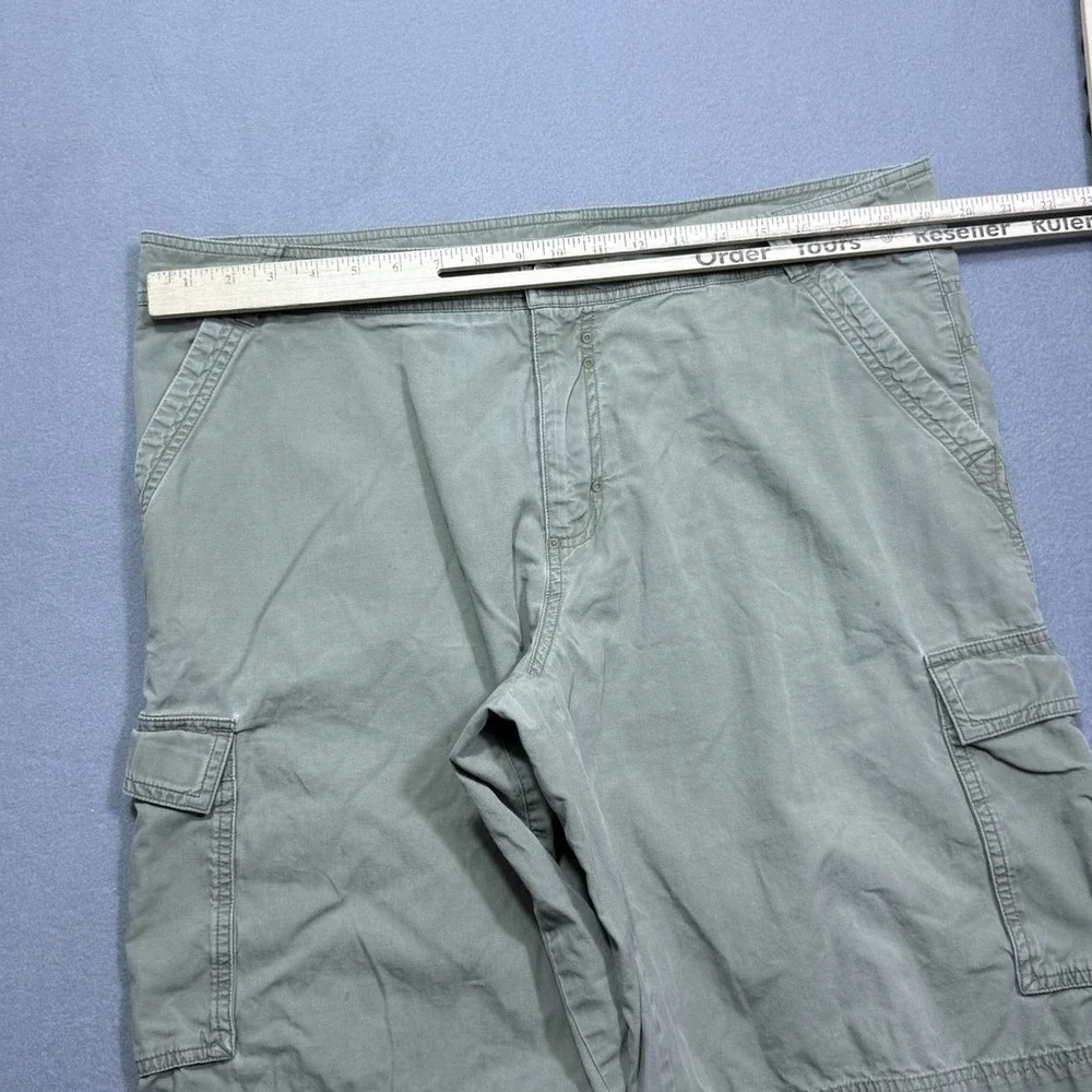 Patagonia Organic Cotton Cargo Shorts Mens 38 Sage Green Outdoor Hiking Gorpcore